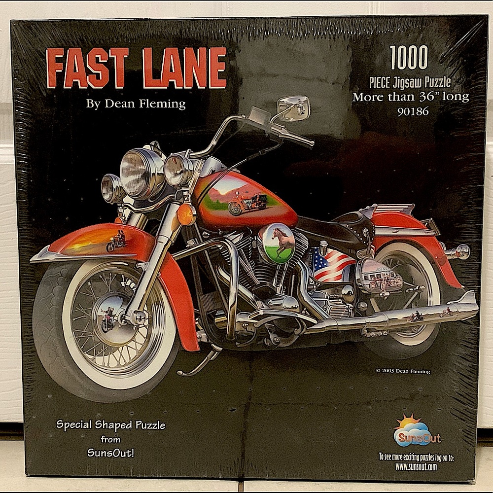 Motorcycle Jigsaw Puzzle (1000 piece)